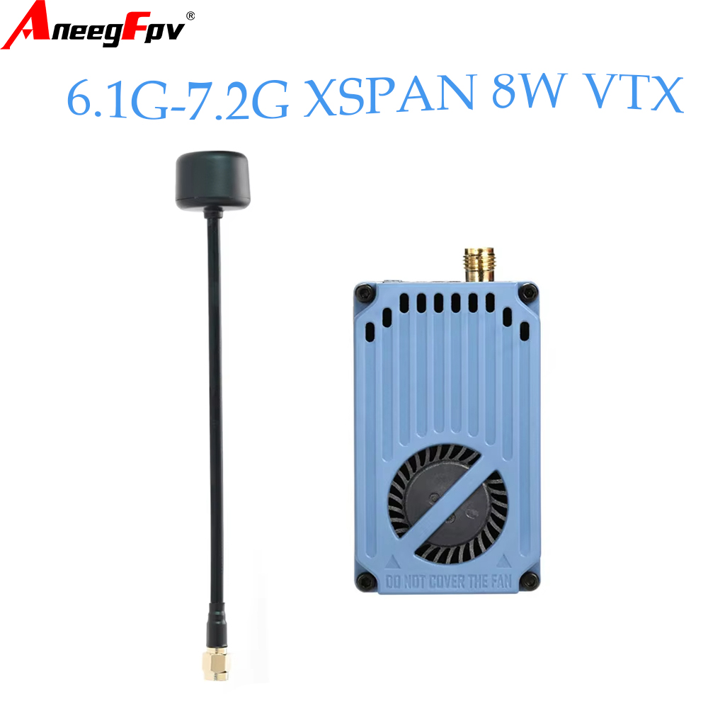 Fpv Antenna Receiver - RUSHFPV 6.1‑7.2G 8W X61728 VTX Videoübertragungsmodul