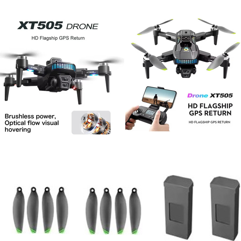 Xt505 Rc Drone - XT505 GPS-Drohnenbatterie 3,7V 2000MAH Batterie/Propeller für