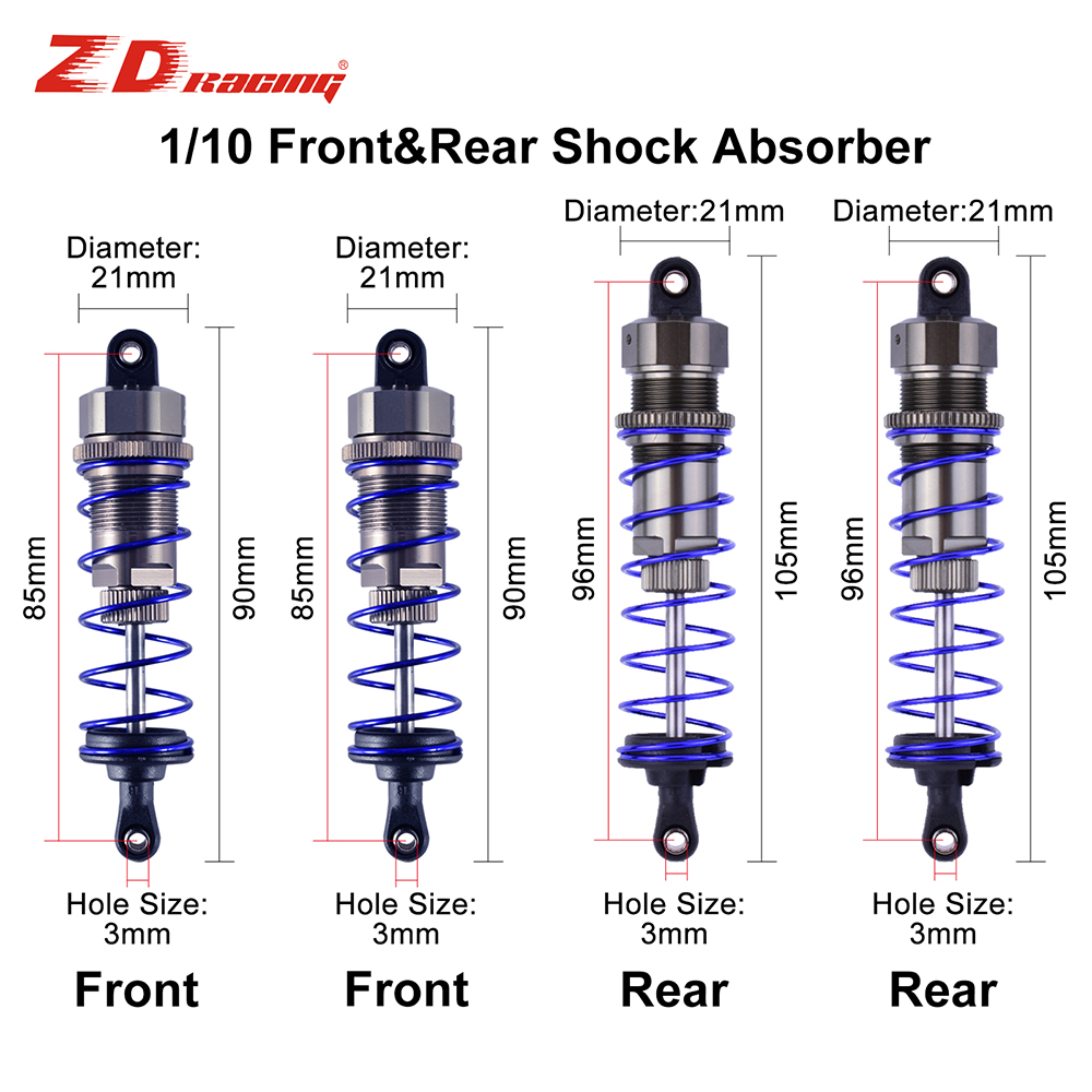Rc Suspension Arm - 2 Stücke ZD Racing 105mm Front