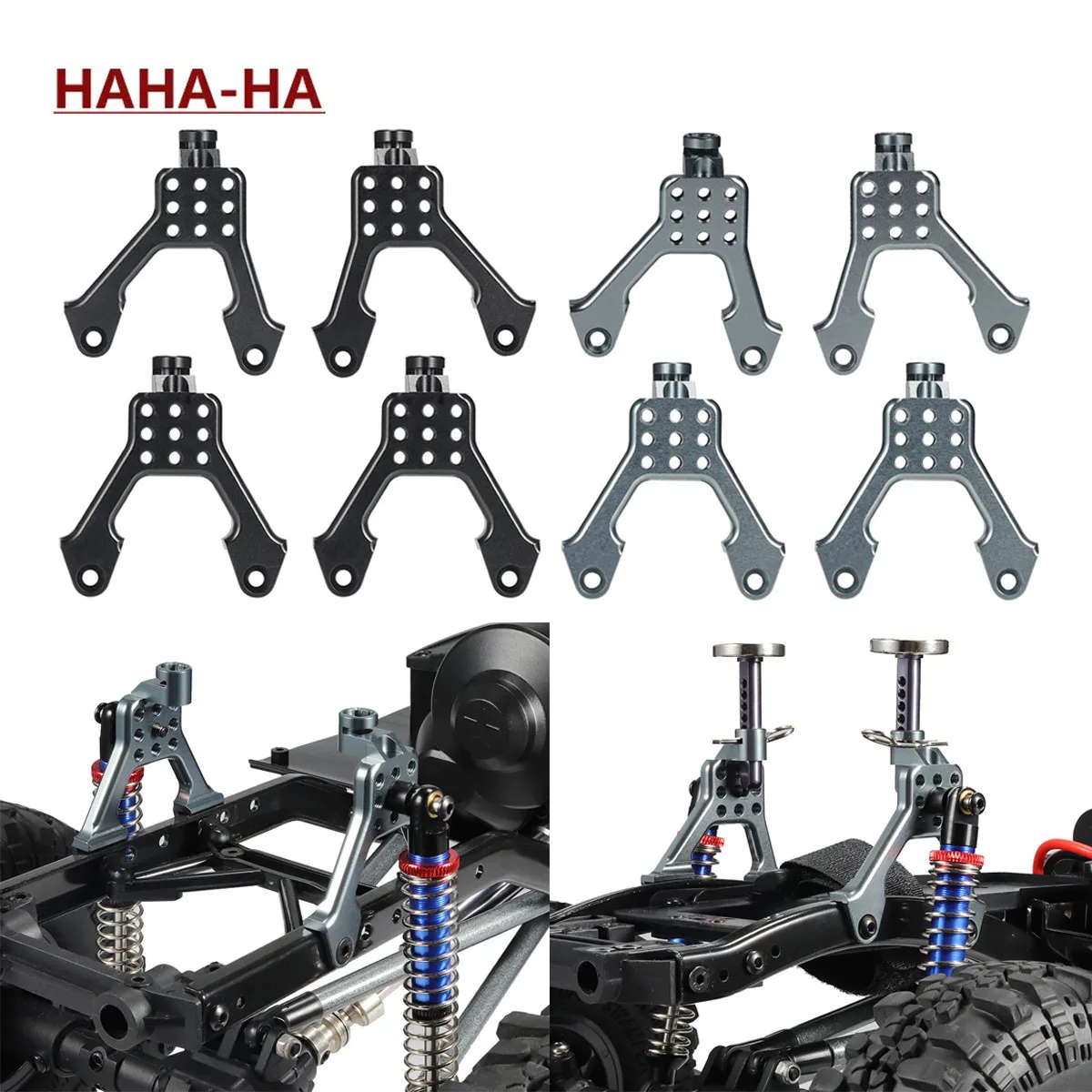 Rc Suspension Arm - 4 Stücke Aluminium Vorne Hinten Shock