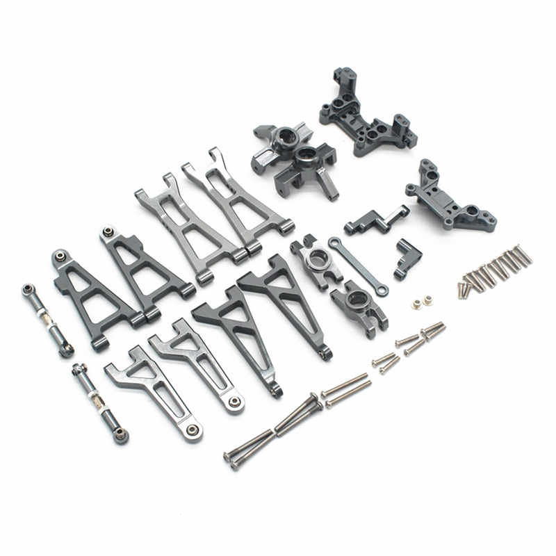 Rc Suspension Arm - AINY Metall-Aufhängungsarm-Lenkblock-Set für HBX 16889 16889A