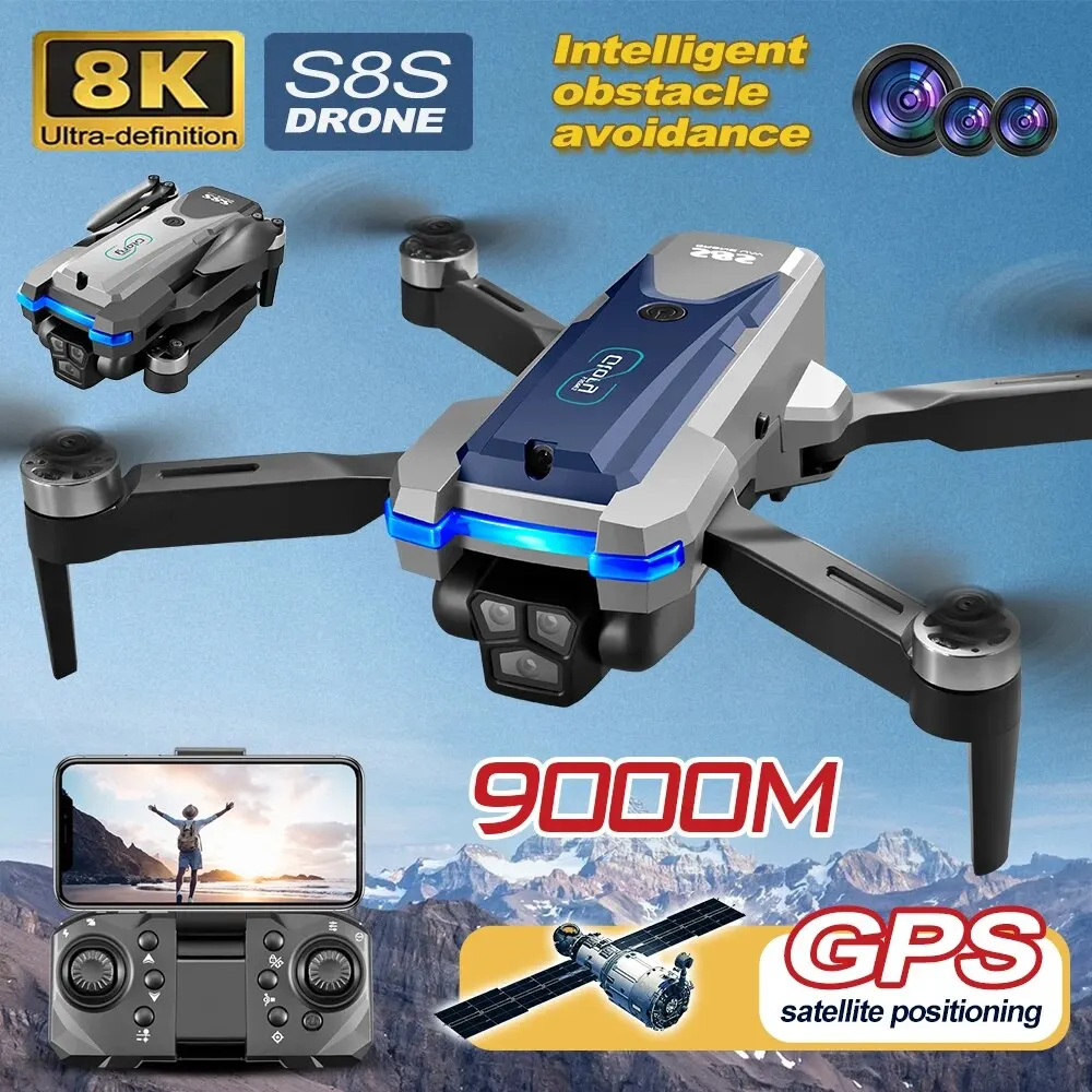 Drone Ae Rc - S8s gps drohne 5g wifi 8k