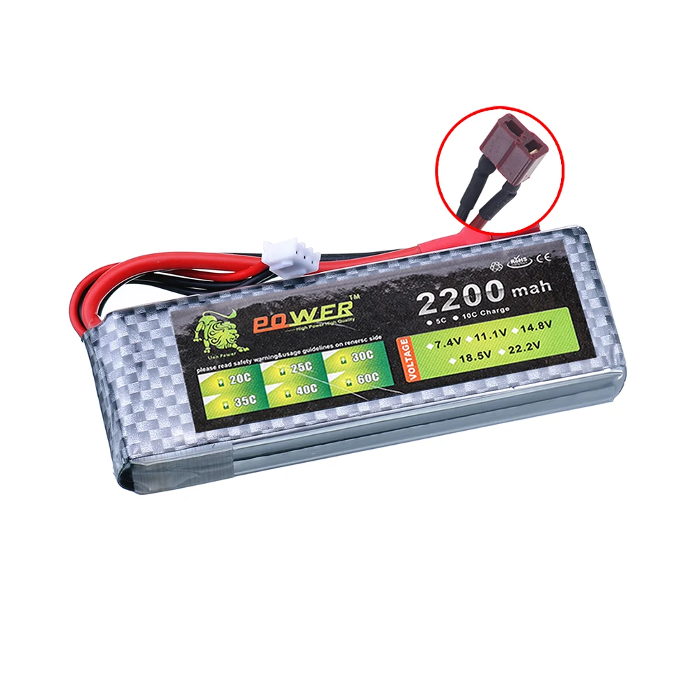 7,4 v 2200 mAh 45C LiPo Batter – Drone Rc Boat Bewertung und Preis