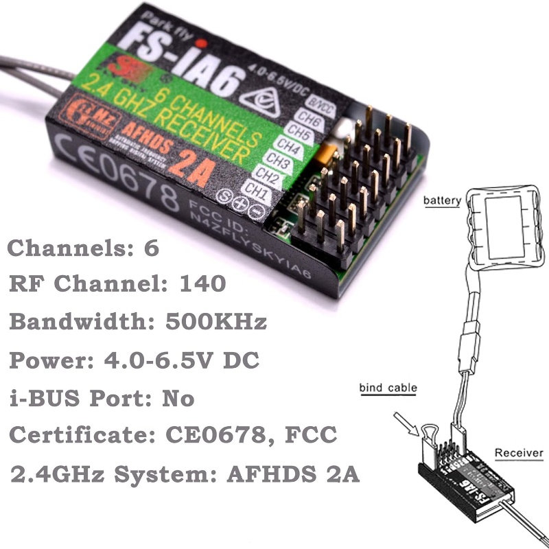 Flysky FS-IA6 Empfänger 6CH Du – Fpv Antenna Receiver Bewertung und Preis
