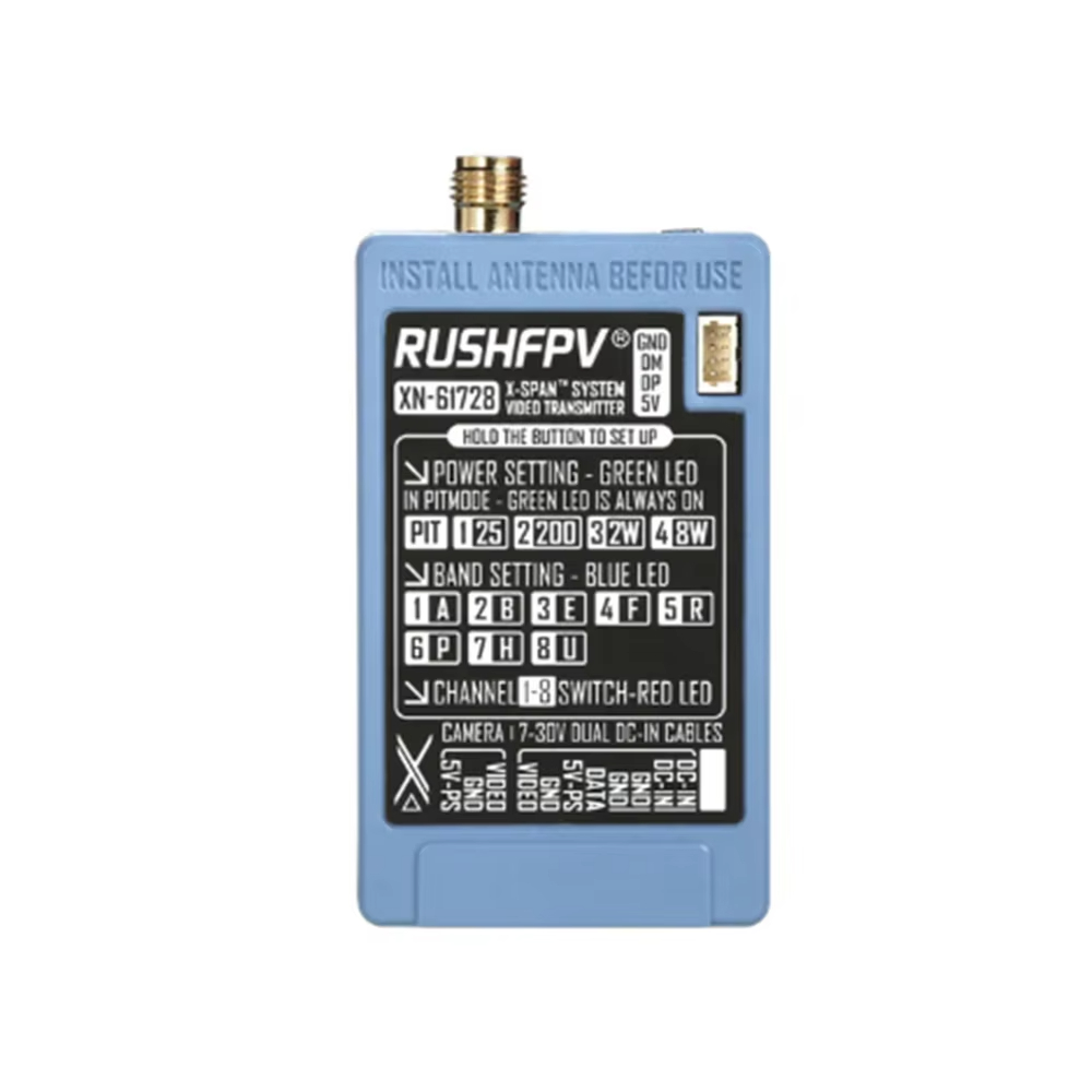 RUSHFPV 6.1‑7.2G 8W X61728 VTX – Fpv Antenna Receiver Bewertung und Preis