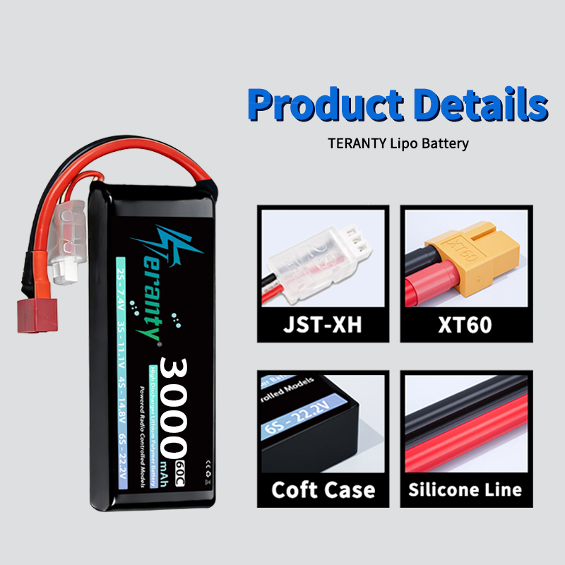 TERANTY 2S 3000mAh Lipo-Akku 7 – Drone Rc Car Bewertung und Preis
