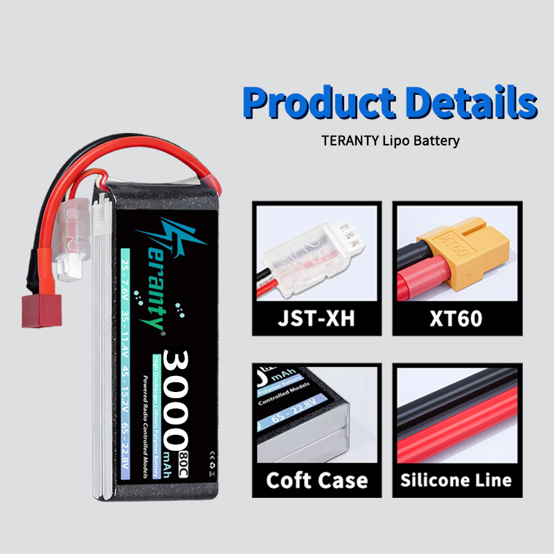 TERANTY 2S 3000mAh Lipo-Akku 7 – Drone Rc Car Bewertung und Preis