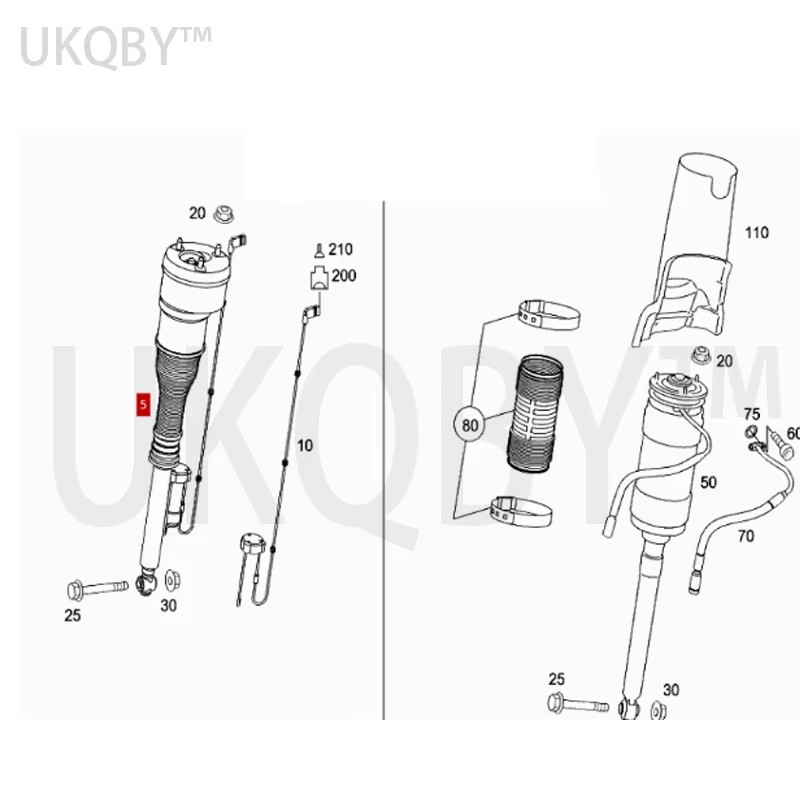A2213205613 A2213205513 Suspen – Rc Suspension Arm Bewertung und Preis