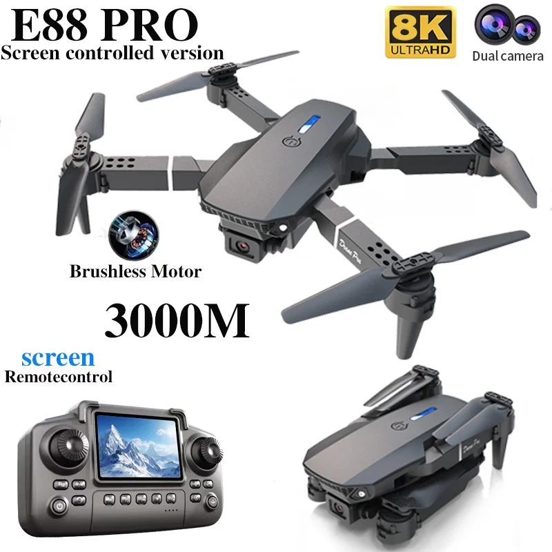 Professionelle E88 PRO Drohne  – Drone Ae Rc Bewertung und Preis