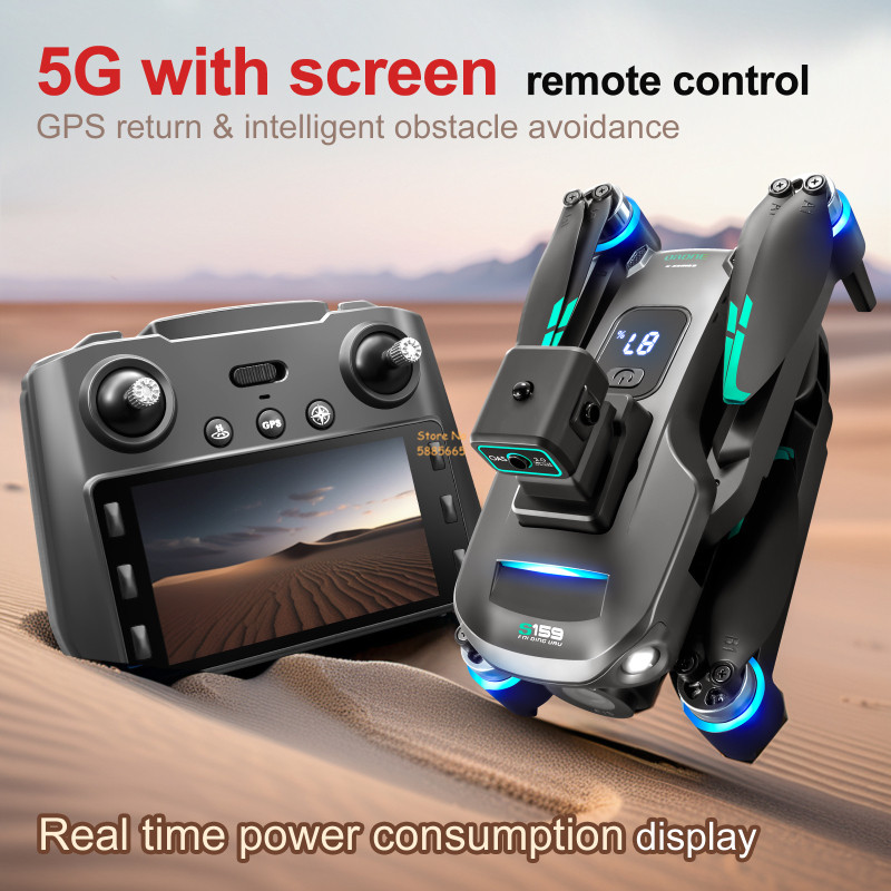 8K Dual Kamera 5G WIFI FPV Fer – Drone Ae Rc Bewertung und Preis