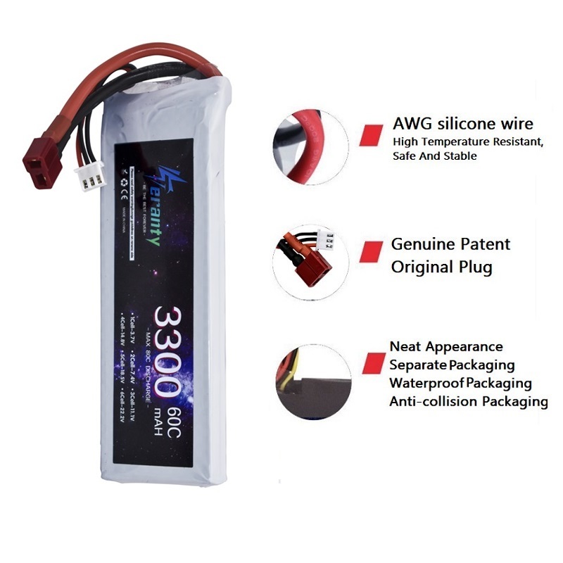 2S 7,4 V LiPo Batterie 3300mAh – Drone Rc Boat Bewertung und Preis