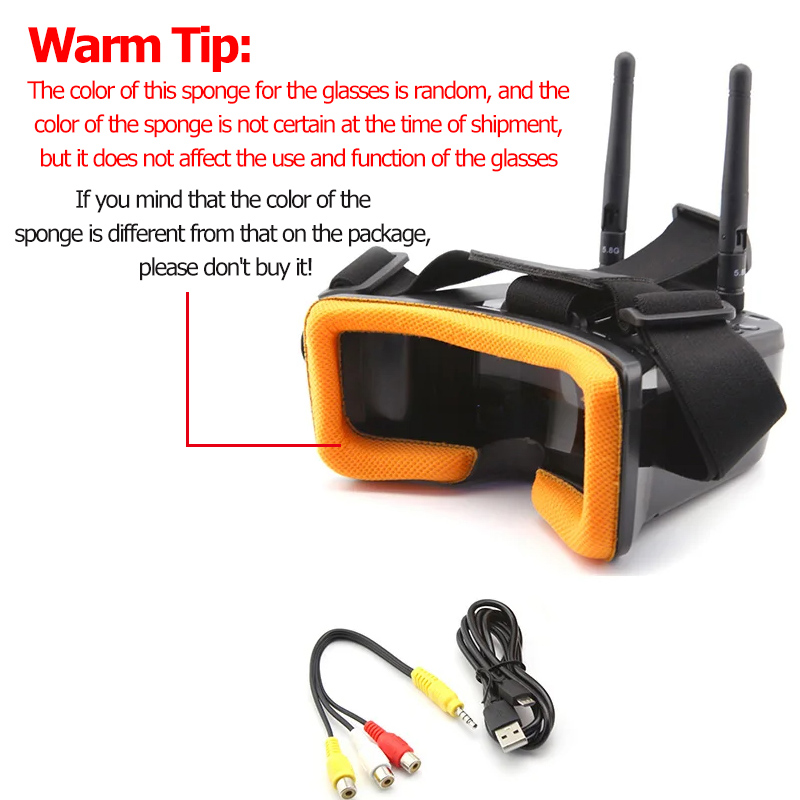 VR009 FPV-Videobrille, 3 Zoll, – Fpv Antenna Receiver Bewertung und Preis