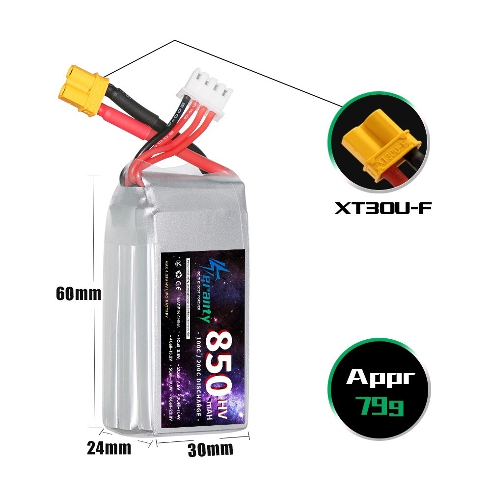 1/2/3PCS TERANTY 3S 11,4 V Lip – Nano Quad Fpv Bewertung und Preis